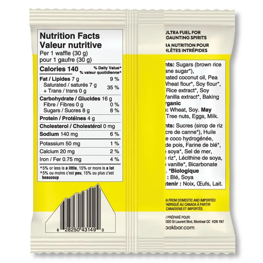 NAAK Ultra Energy Waffle - Vanilla (4pk)
