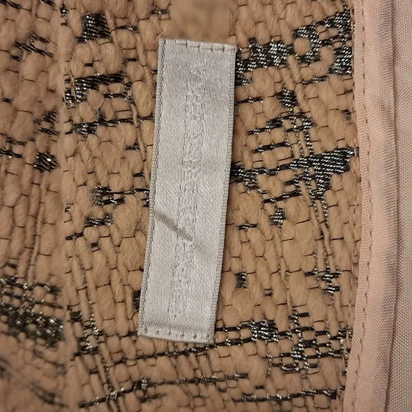 NWT, Badgley Mischka Metallic Tweed Skirt