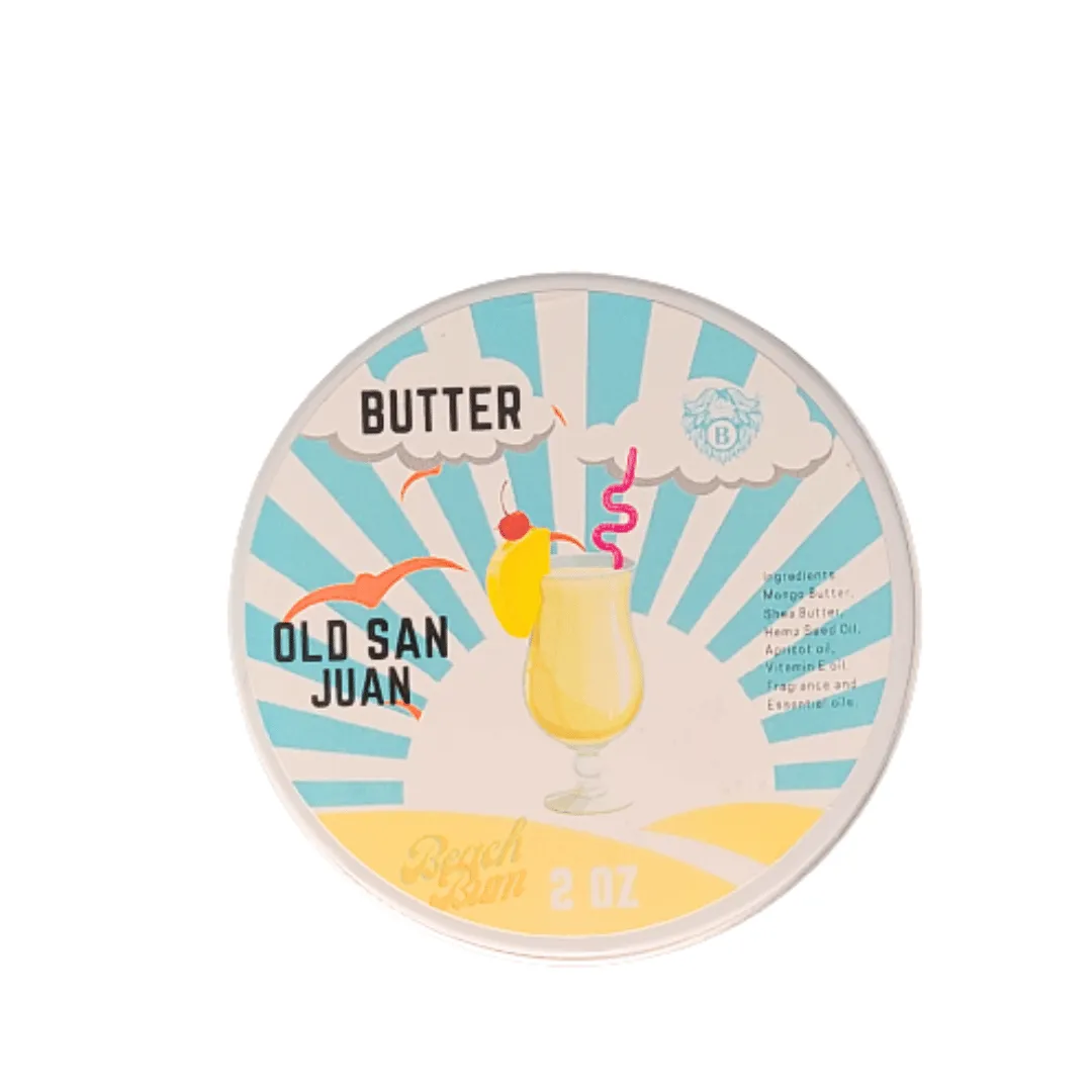Old San Juan - Beard Butter - Spiced Rum Sweet Pineapple Refreshing Coconut
