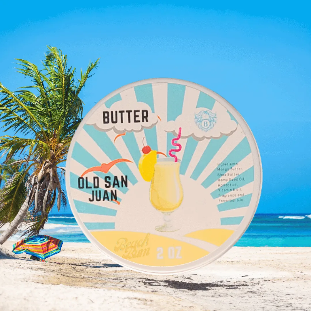 Old San Juan - Beard Butter - Spiced Rum Sweet Pineapple Refreshing Coconut