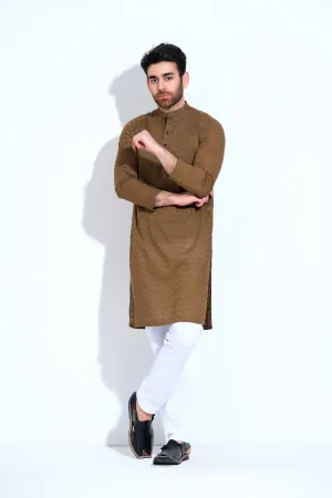Olive Gents Kurta