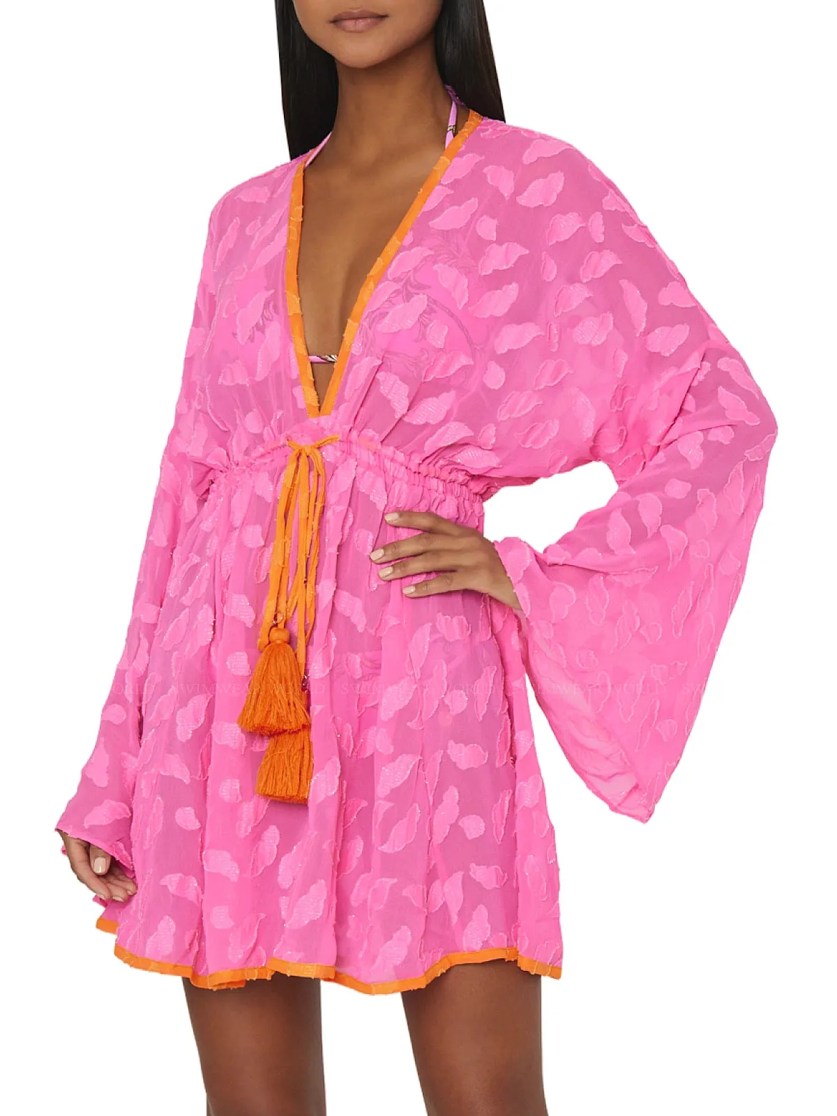 Olympia Lurex Jacquard Dress ::RET
