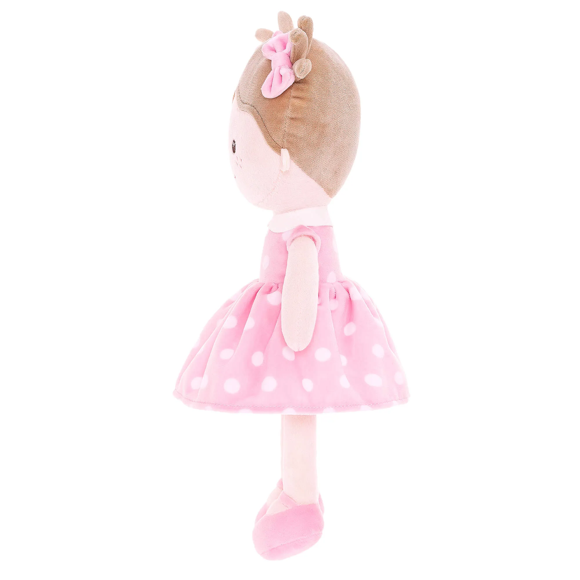 Onetoo 13-inch Baby Doll Girl Gifts Polka Dot Series Dolls Pink
