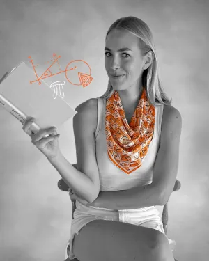 Orange   White   Grey Checkerboard Gameday