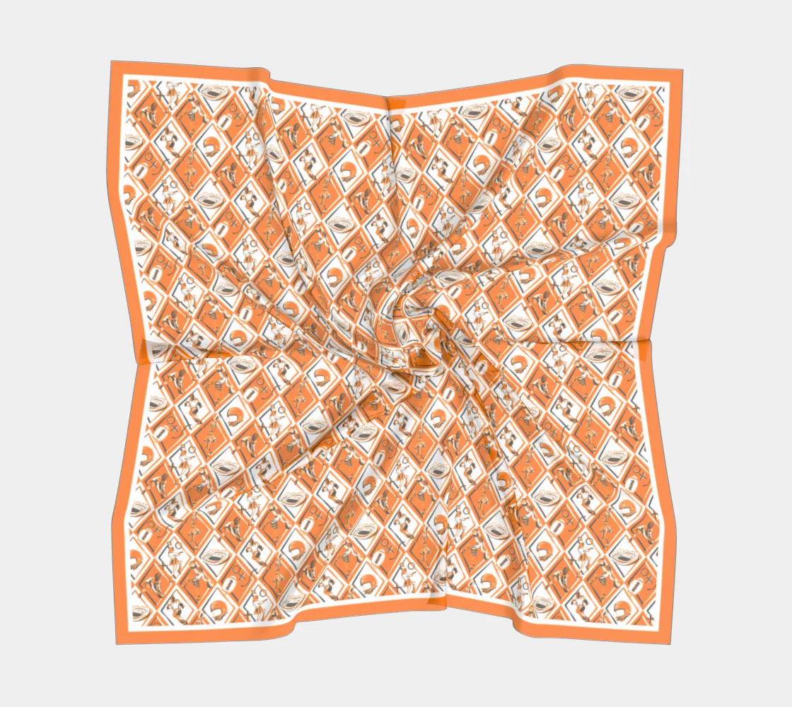 Orange   White   Grey Checkerboard Gameday