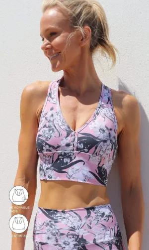 Oriental Bloom Body Luxe Racer Back Bra