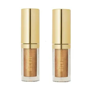 Pack of 2 Milani Metallic Lights Pearl Liquid Eyeshadow, Bronze Metal 01