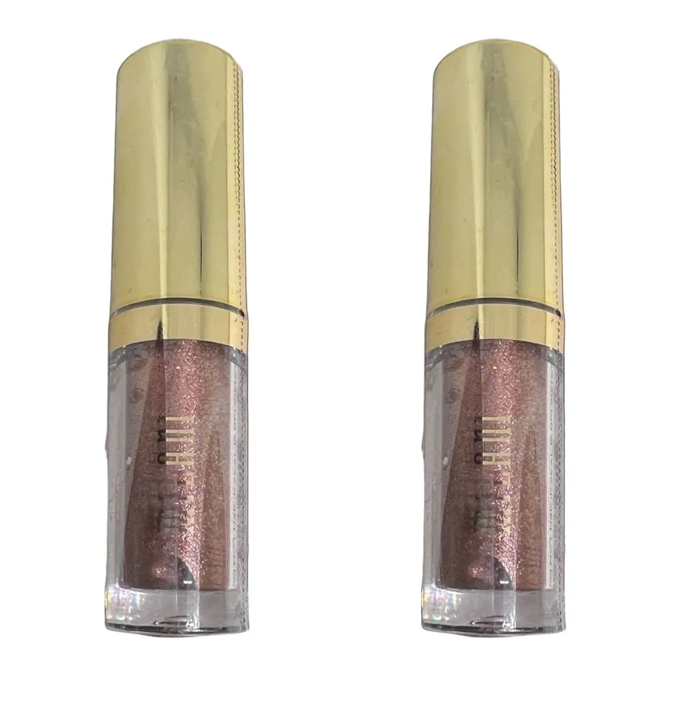 Pack of 2 Milani Metallic Lights Pearl Liquid Eyeshadow, Rose Foil 03
