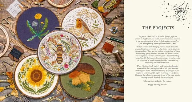 Paint with Thread : A Step-by-Step Guide to Embroider Through the Seasons