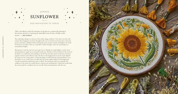 Paint with Thread : A Step-by-Step Guide to Embroider Through the Seasons