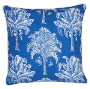 Palms Pacific Blue Pillow