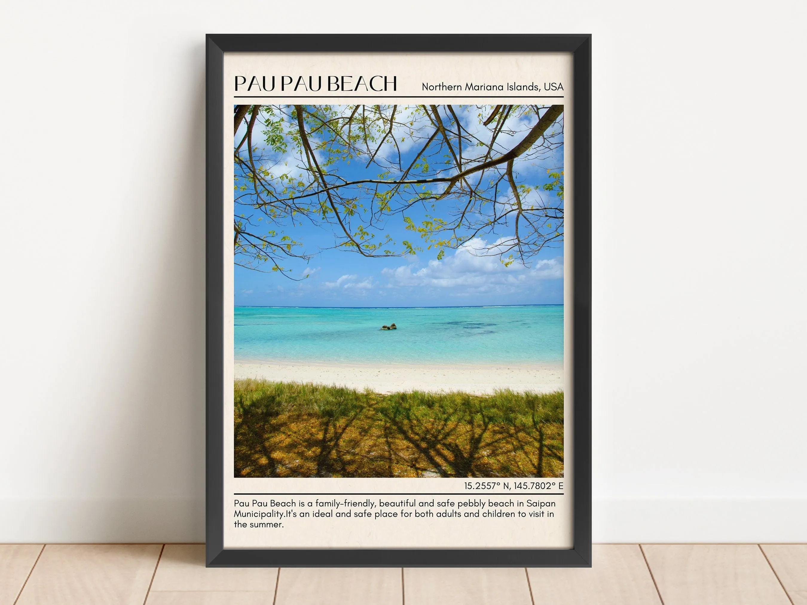 Pau Pau Beach Wall Canvas, USA