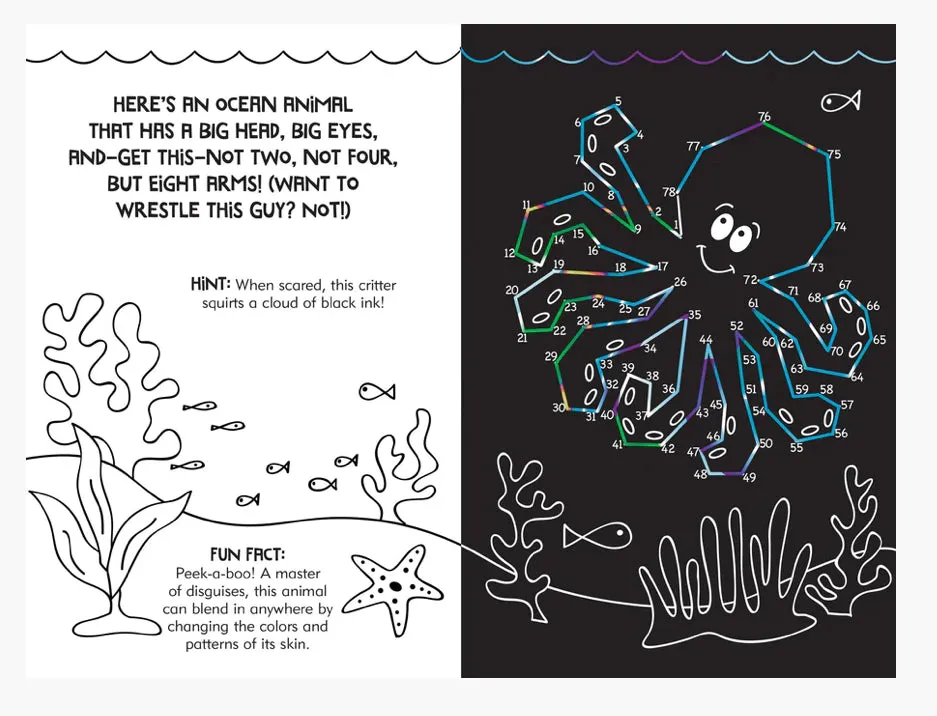 Peter Pauper Press - Scratch and Etch - Dot-To-Dot Animal