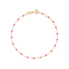 PINK GIGI CLASSIC BRACELET-18K YELLOW GOLD
