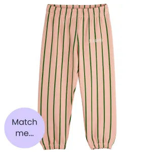 Pink Striped Joggers
