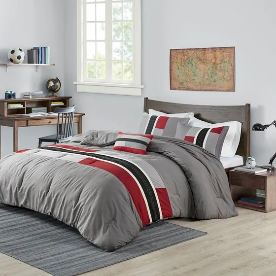Pipeline Comforter Set (Red)