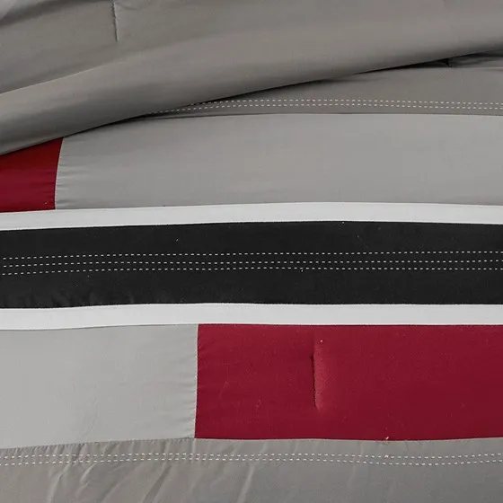 Pipeline Comforter Set (Red)