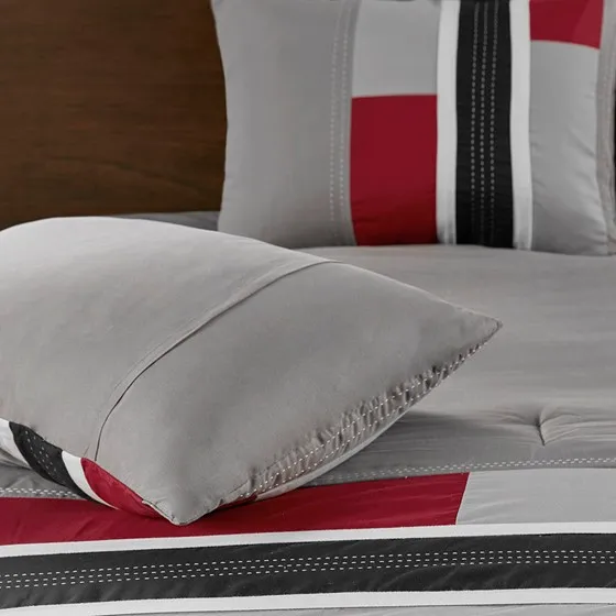 Pipeline Comforter Set (Red)