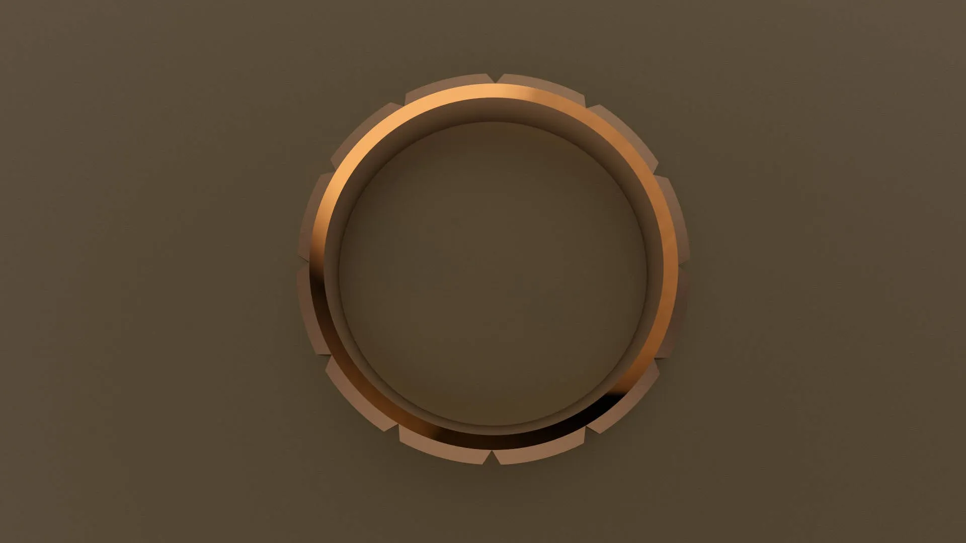 Polished Rose Gold 6mm Beveled Edge Wedding Band