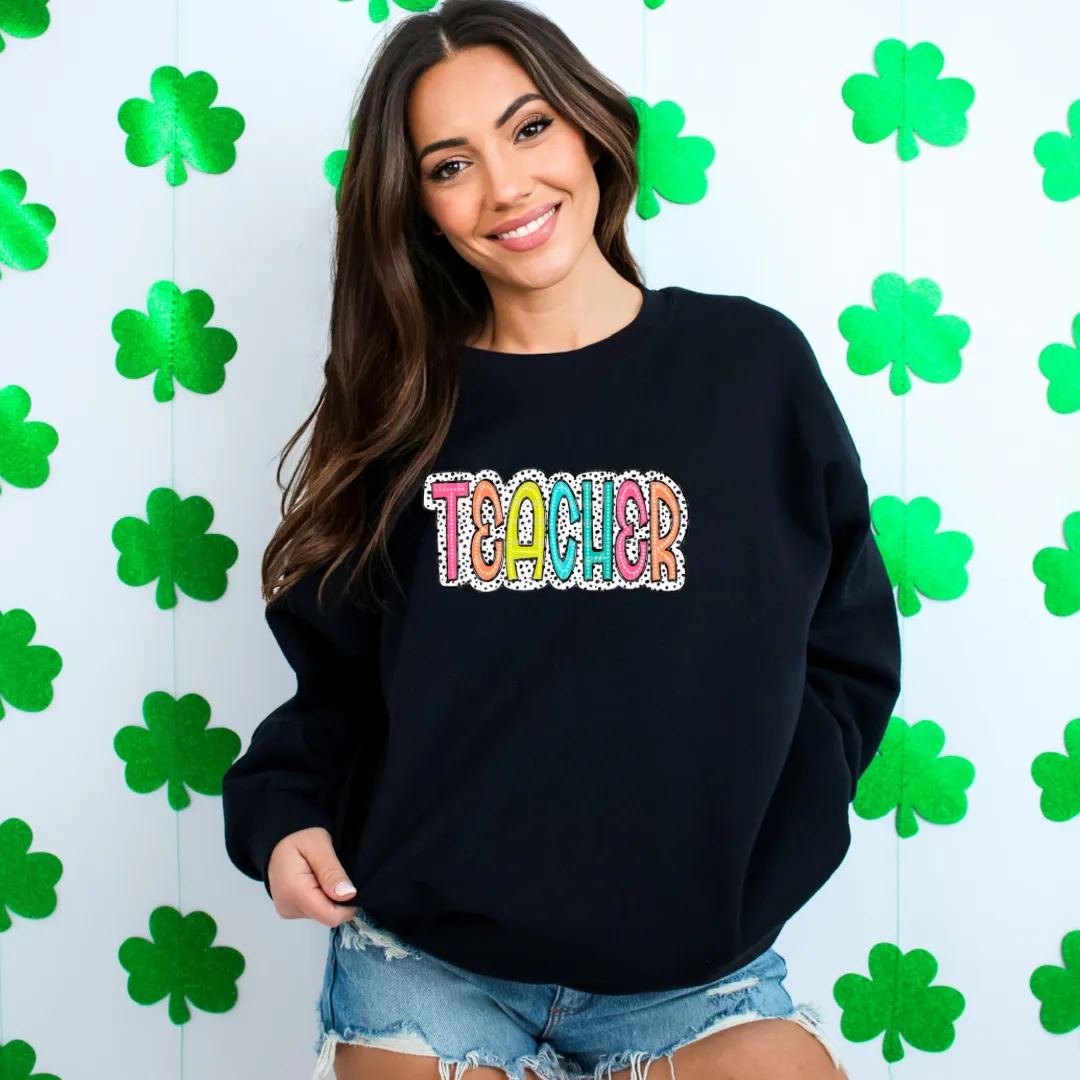 Polka dot teacher