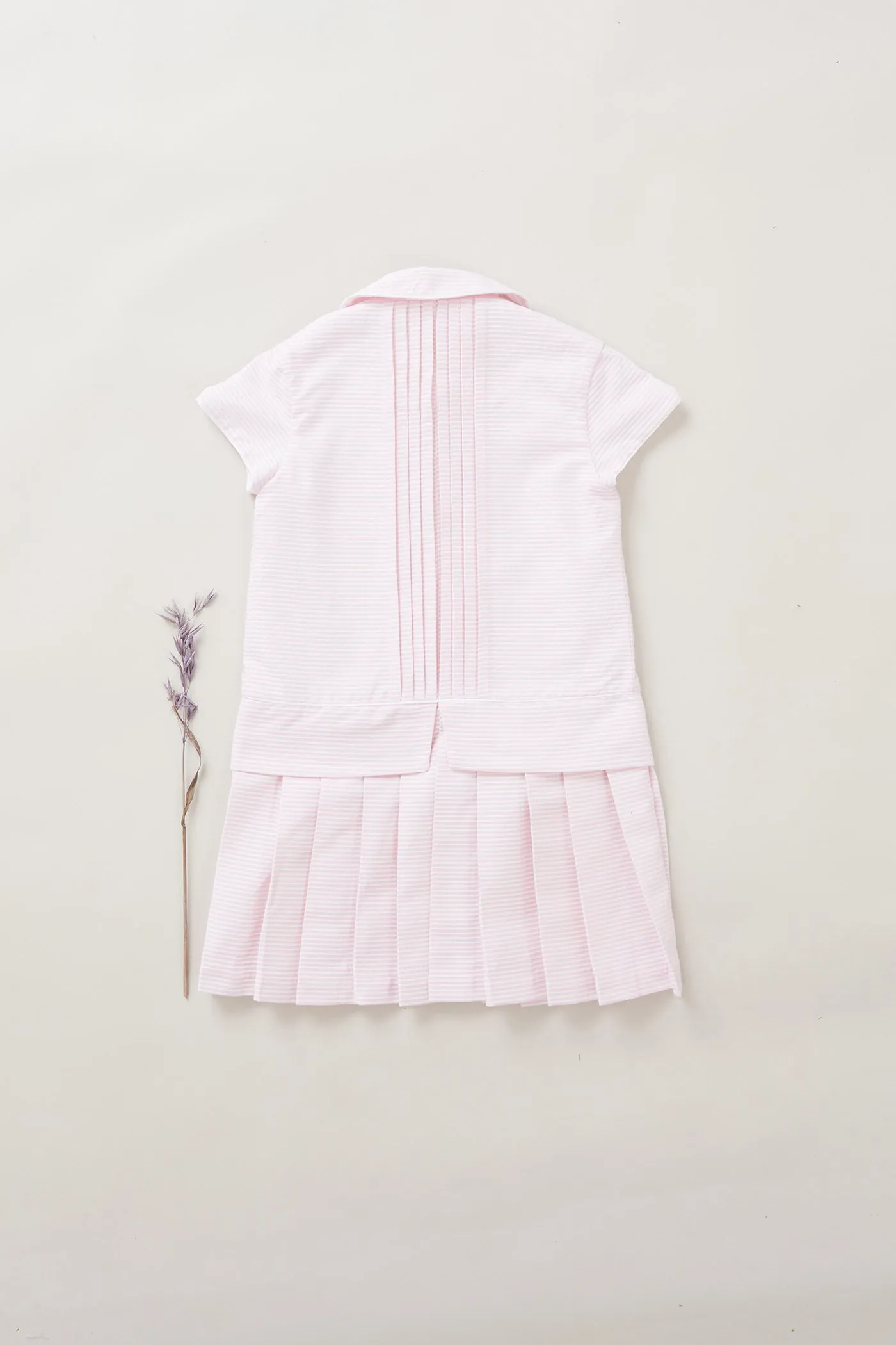 Pretzel Dress in Pink Stripes