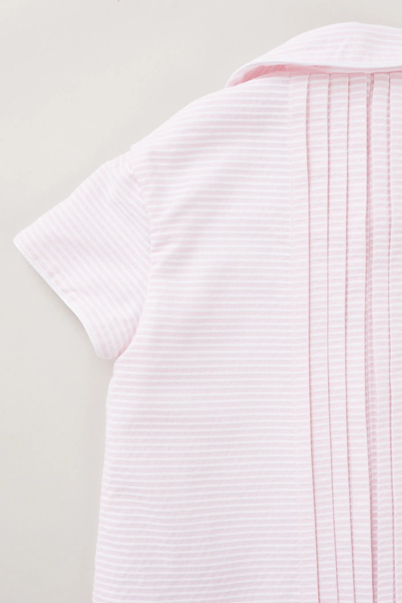 Pretzel Dress in Pink Stripes
