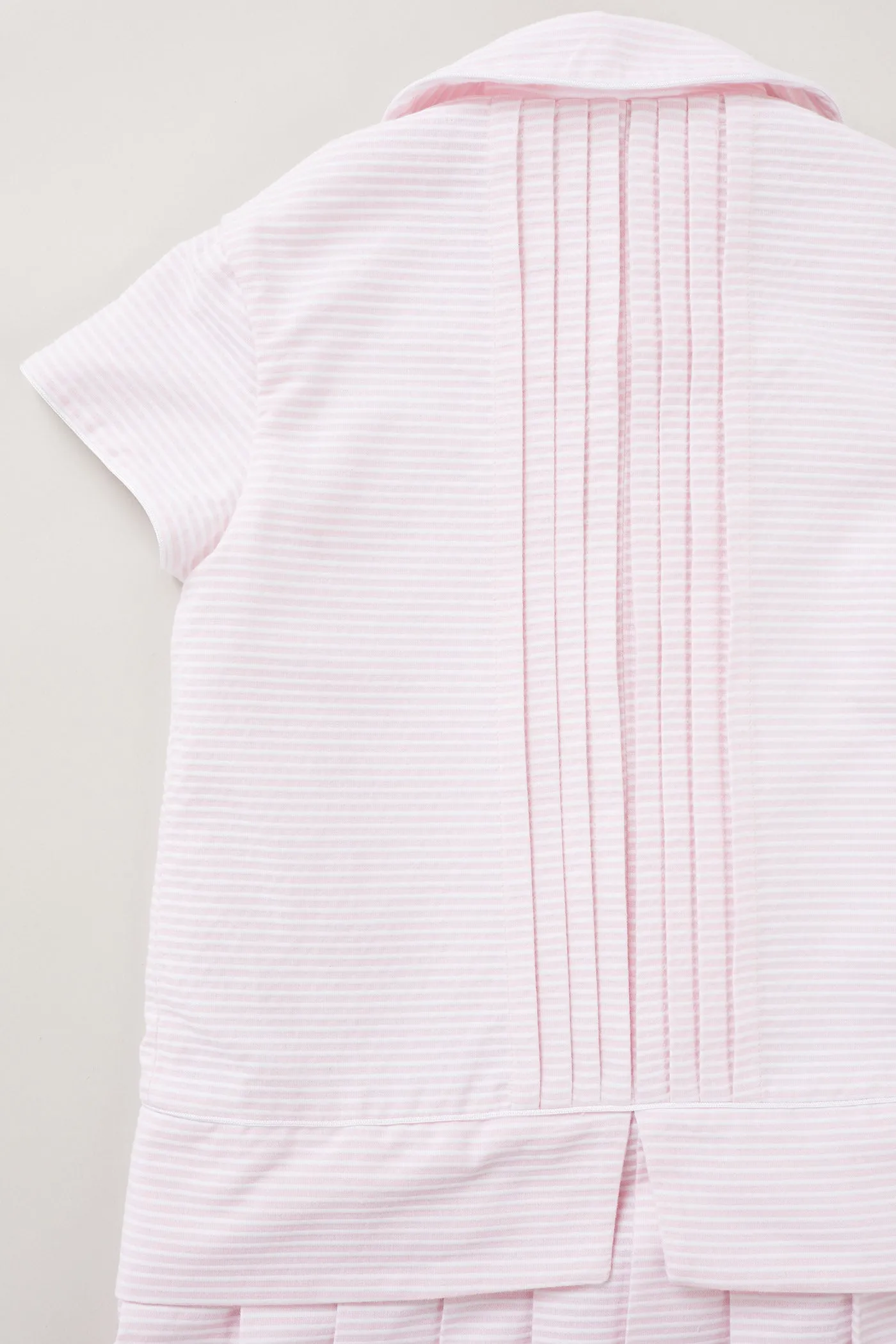 Pretzel Dress in Pink Stripes