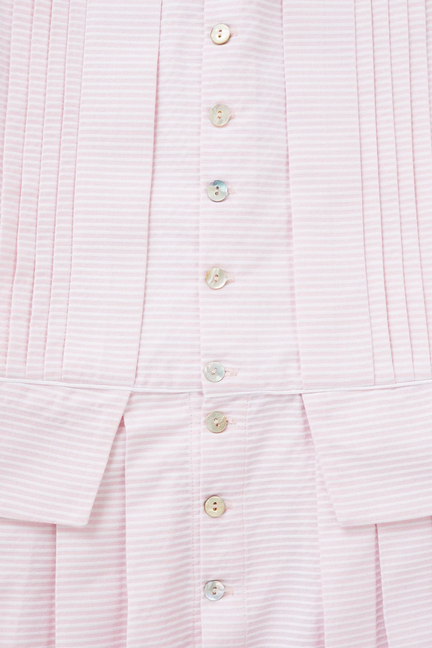 Pretzel Dress in Pink Stripes