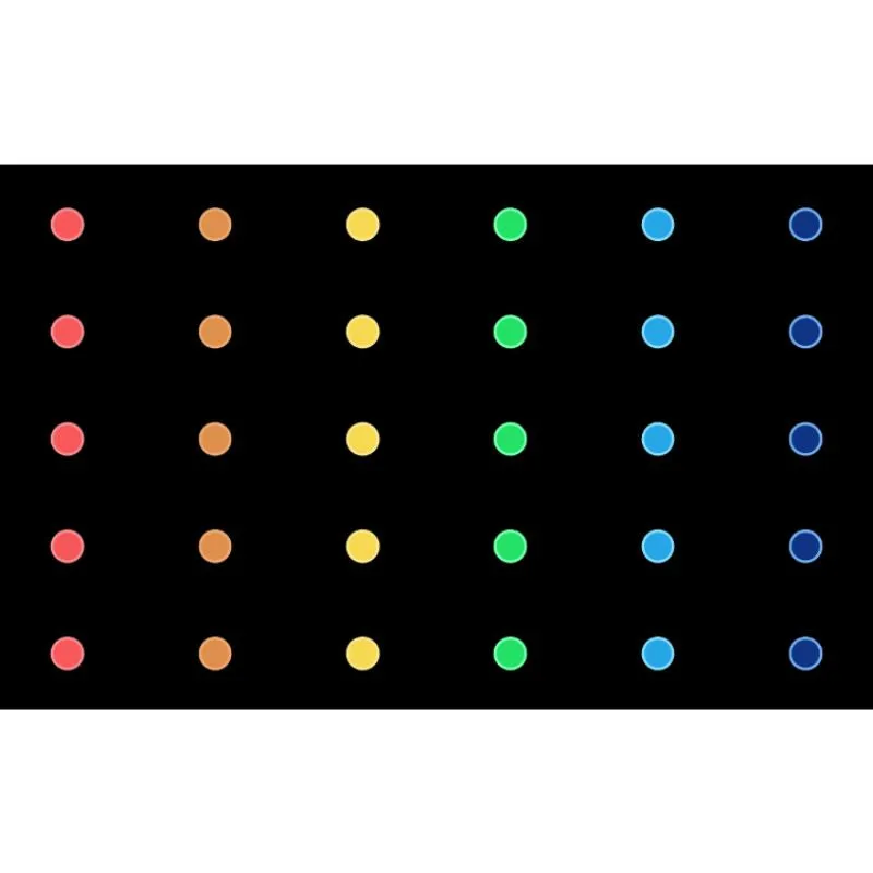 Rainbow Reverie Mini Dots Seating Rug