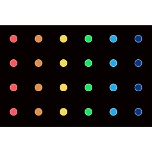 Rainbow Reverie Mini Dots Seating Rug