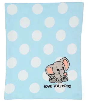 Receiving Blankets Precious Moments "Love You Tons"