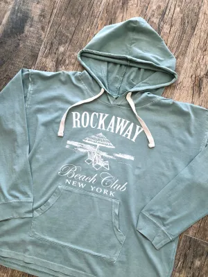 Rockaway Hooded Tee - Sage Green