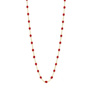 ruby gigi classic necklace 16.5 inch-18k yellow gold