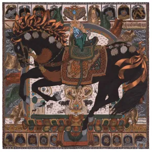 Sabina Savage The Wind Horse 35" Silk Scarf