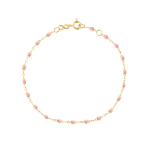 SALMON GIGI CLASSIC BRACELET-18K YELLOW GOLD