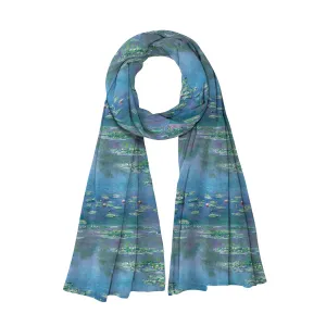 Scarf - Monet Water Lilies