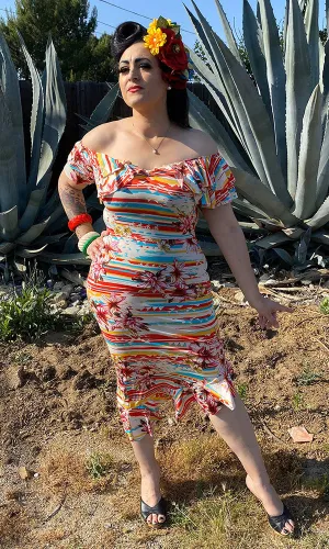 Señorita Linda Dress - Light Tropical