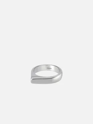 Simple Edge Ring - Silver