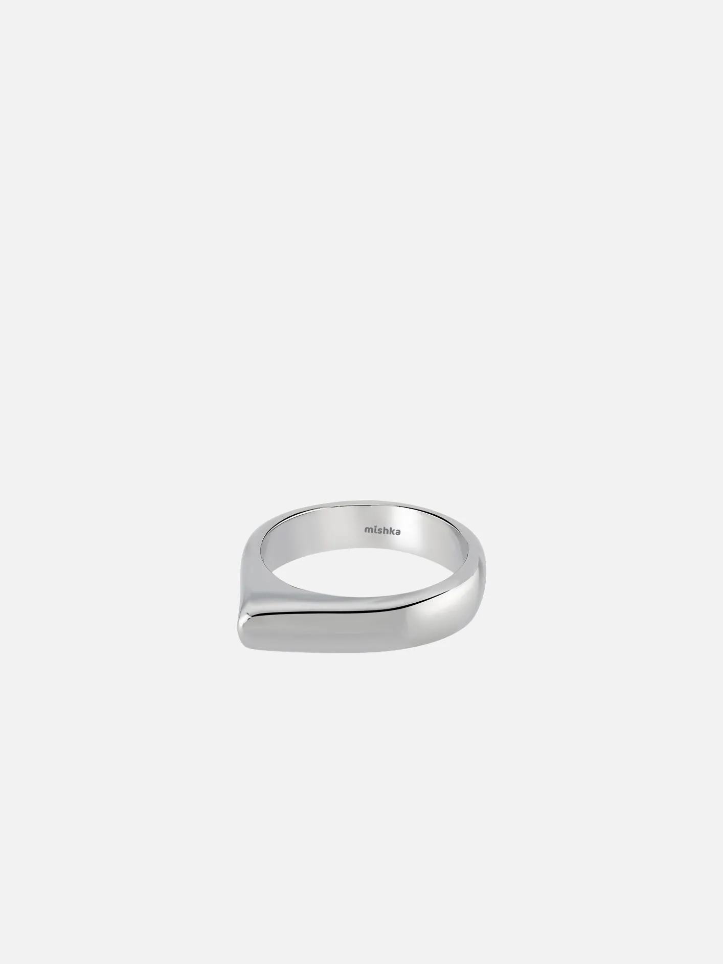 Simple Edge Ring - Silver