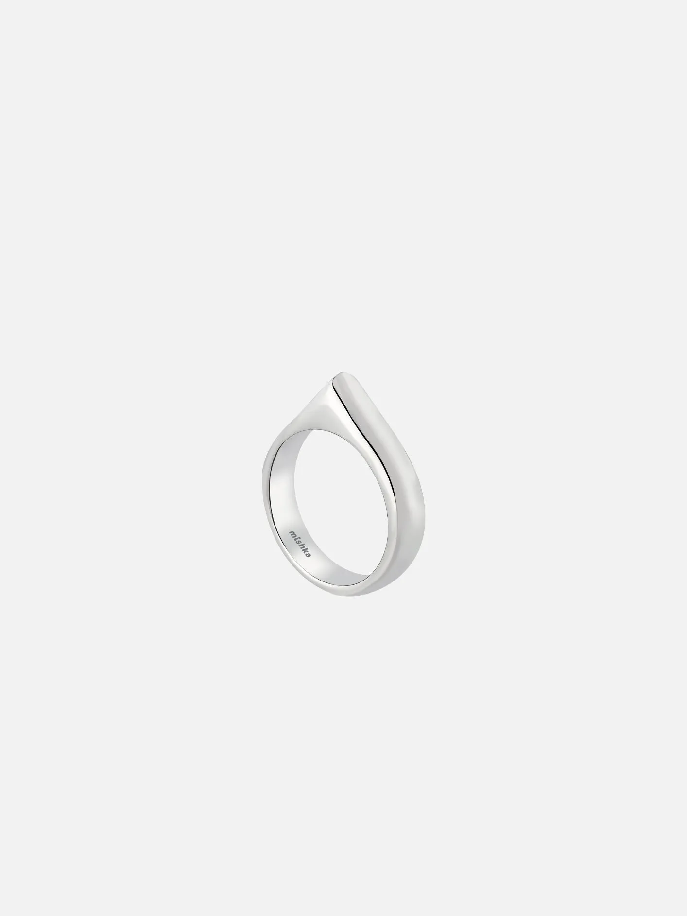 Simple Edge Ring - Silver