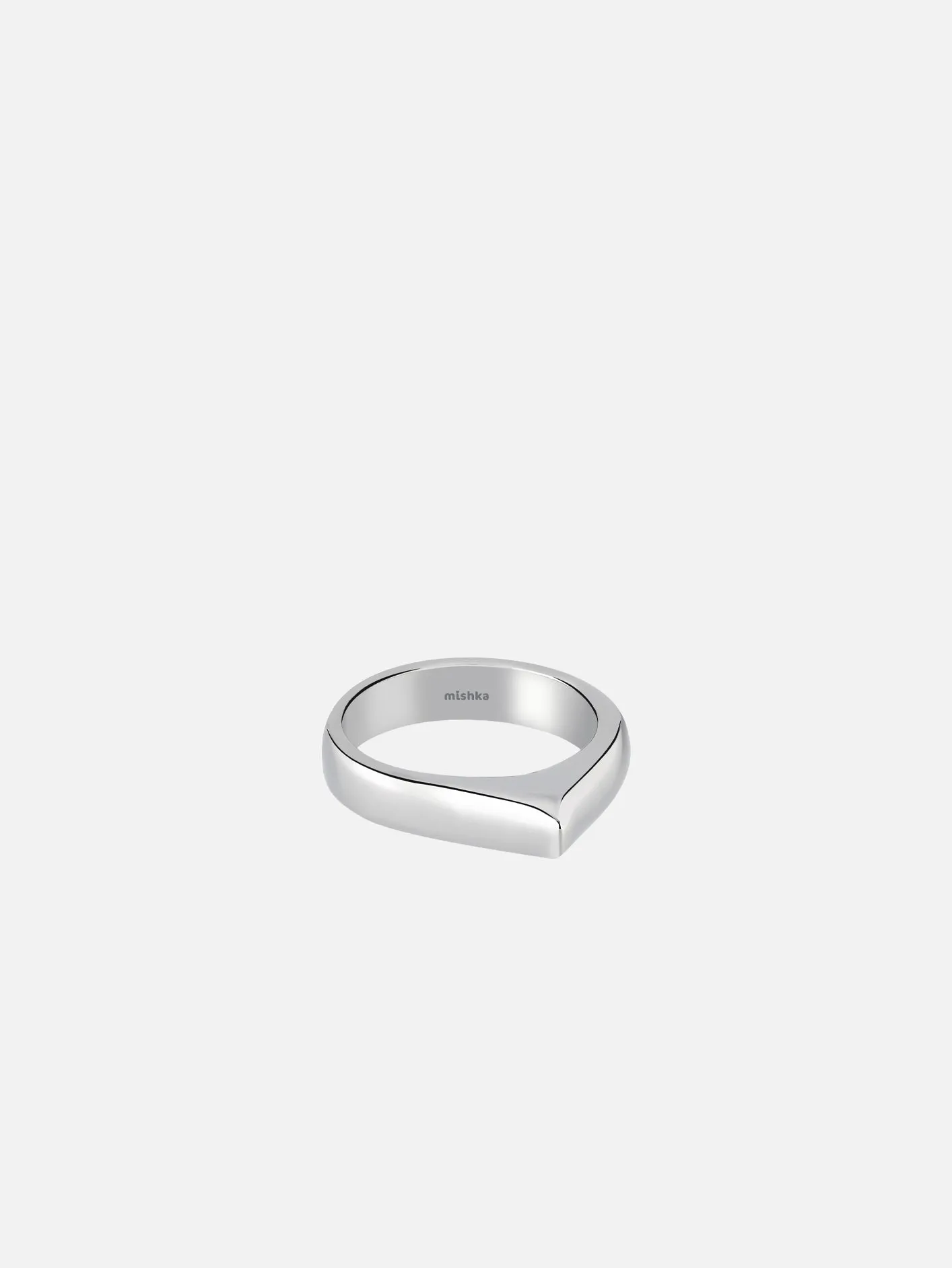 Simple Edge Ring - Silver