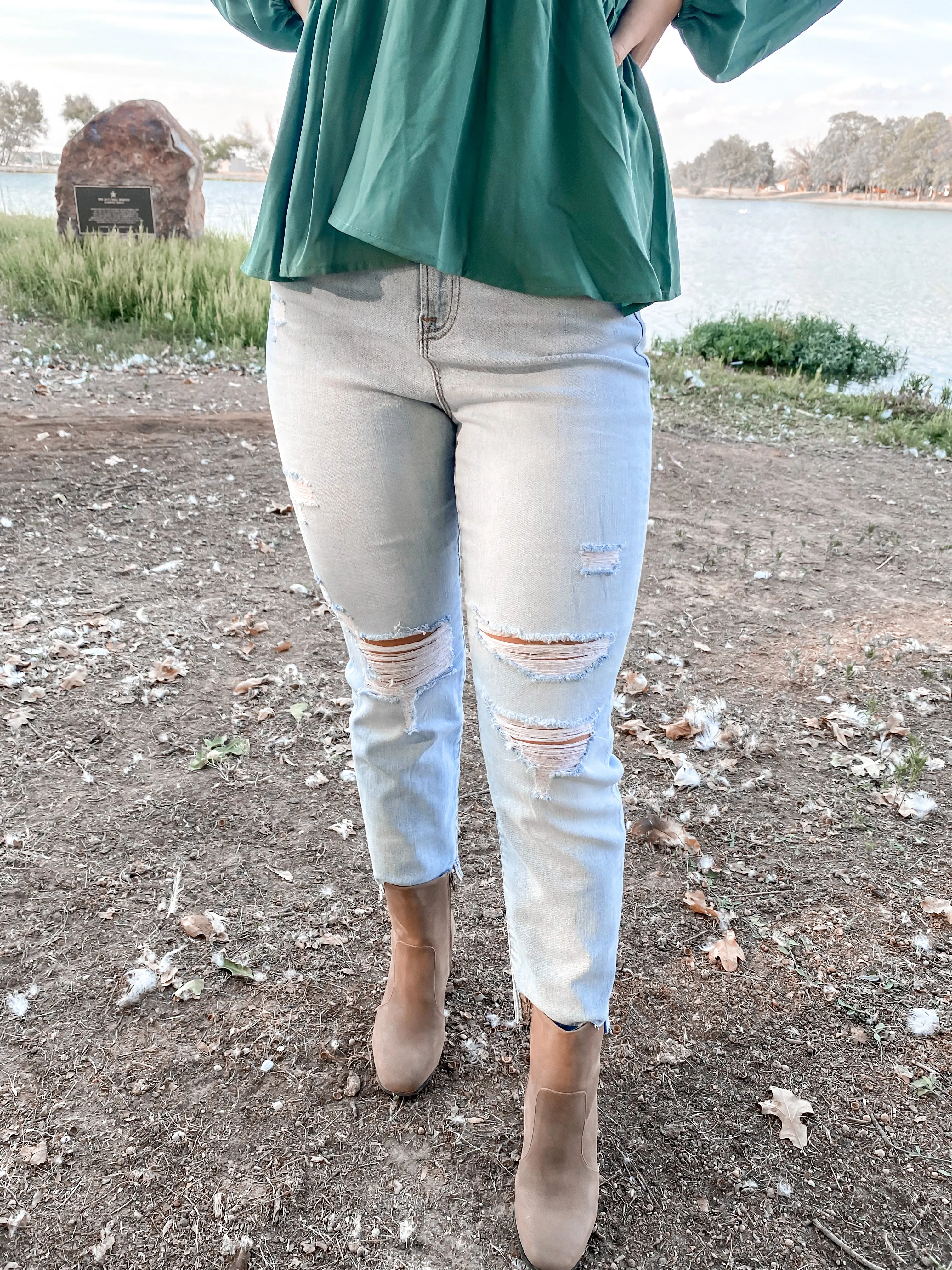 Simple Necessity Straight Jeans