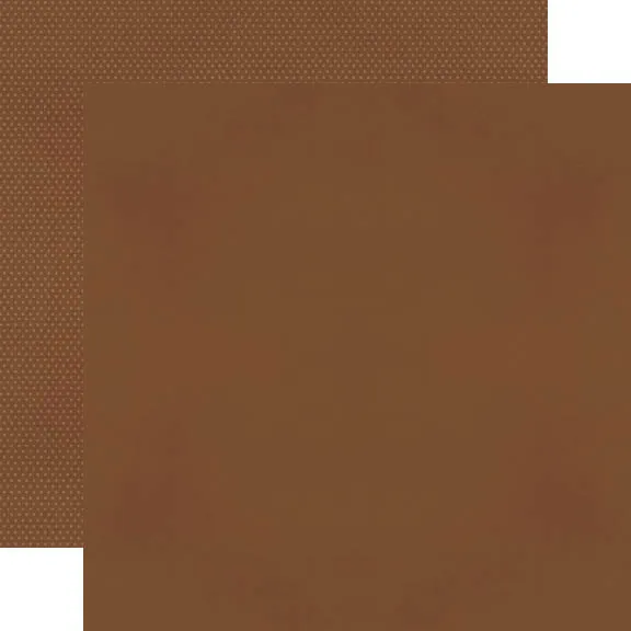 Simple Stories - Color Vibe - Basics - 12x12 Single Sheet - Brown