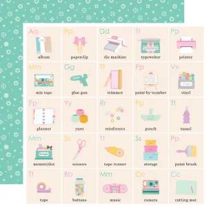 Simple Stories -Crafty Things - 12x12 Single Sheet - My Stash