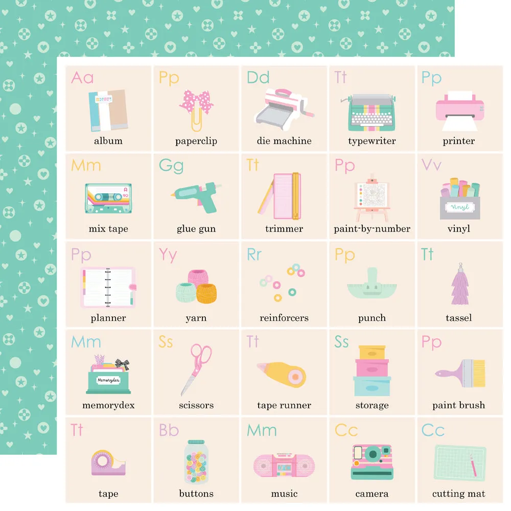 Simple Stories -Crafty Things - 12x12 Single Sheet - My Stash