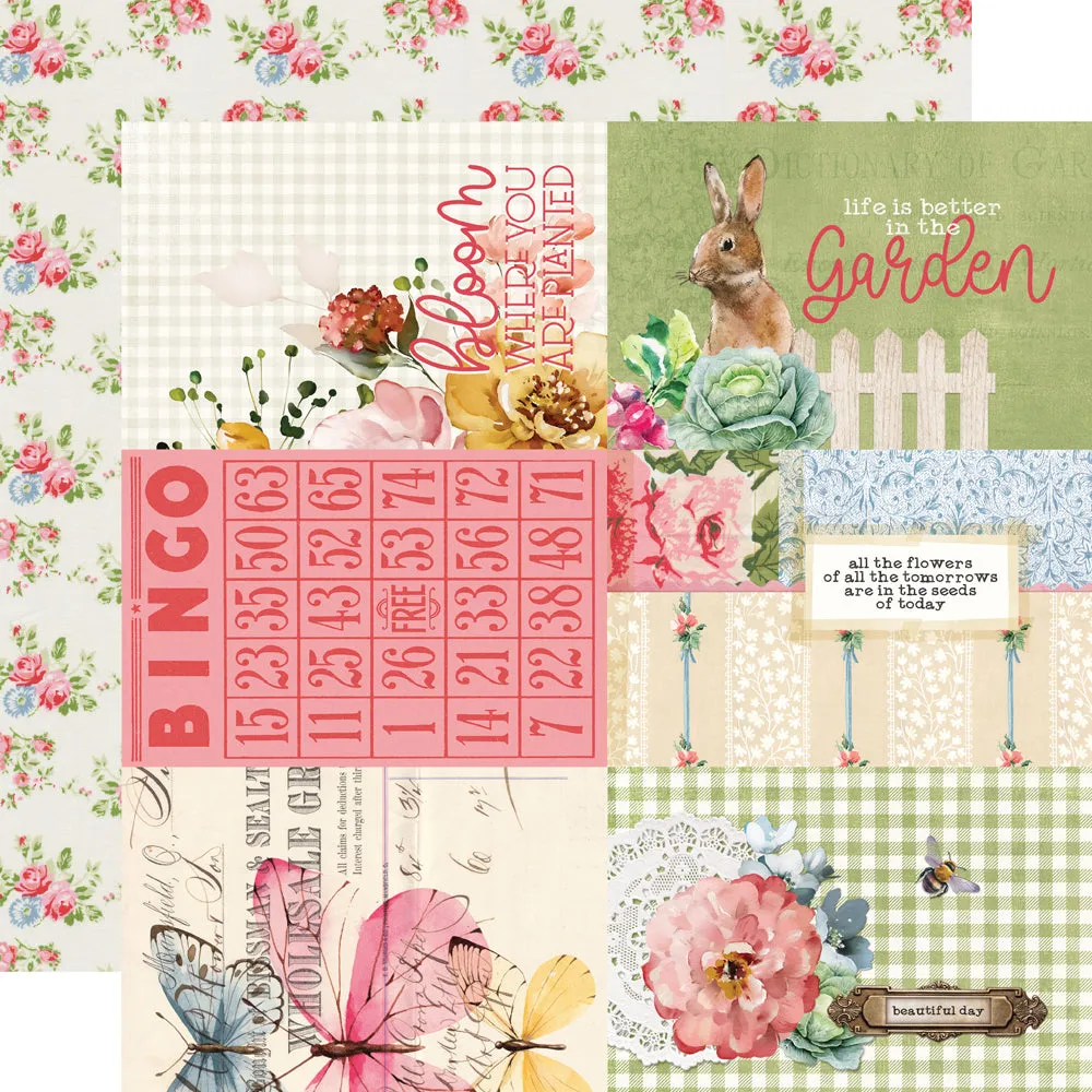 Simple Stories - Simple Vintage Spring Garden - 12x12 Single Sheet - 4x6 Elements