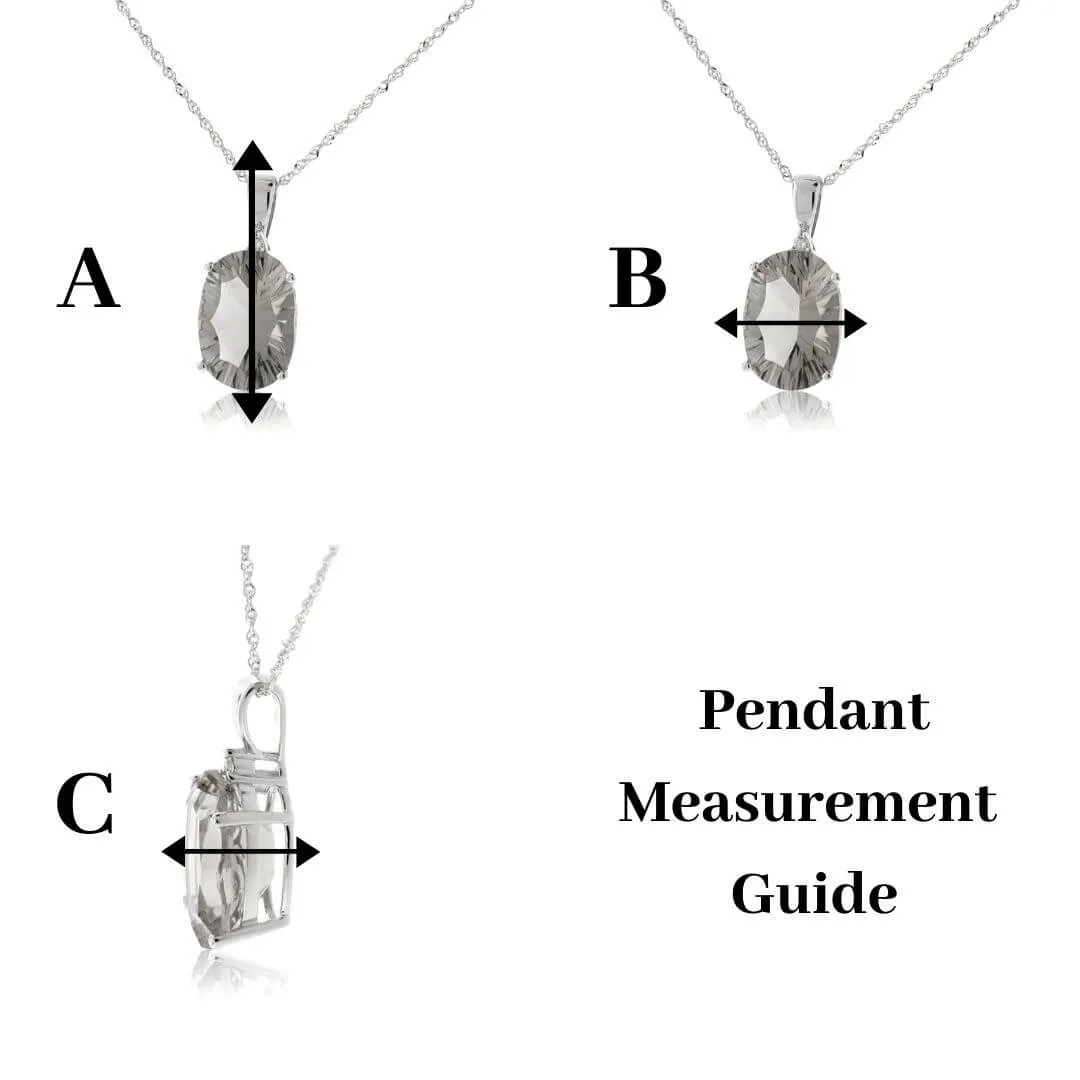 Single Diamond Anchor Pendant with Chain