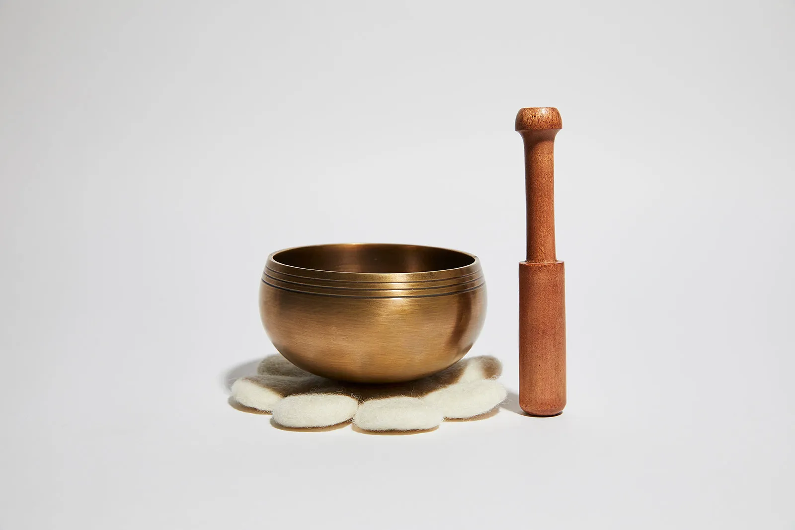 Skye:  3.5 Inch Bronze Singing Bowl Made Just For Kids Mindfulness Special Design Cushion