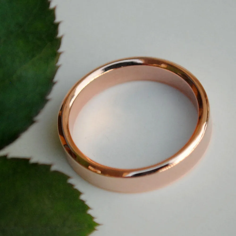 Solid Gold 3.5 mm Mens Wedding Band