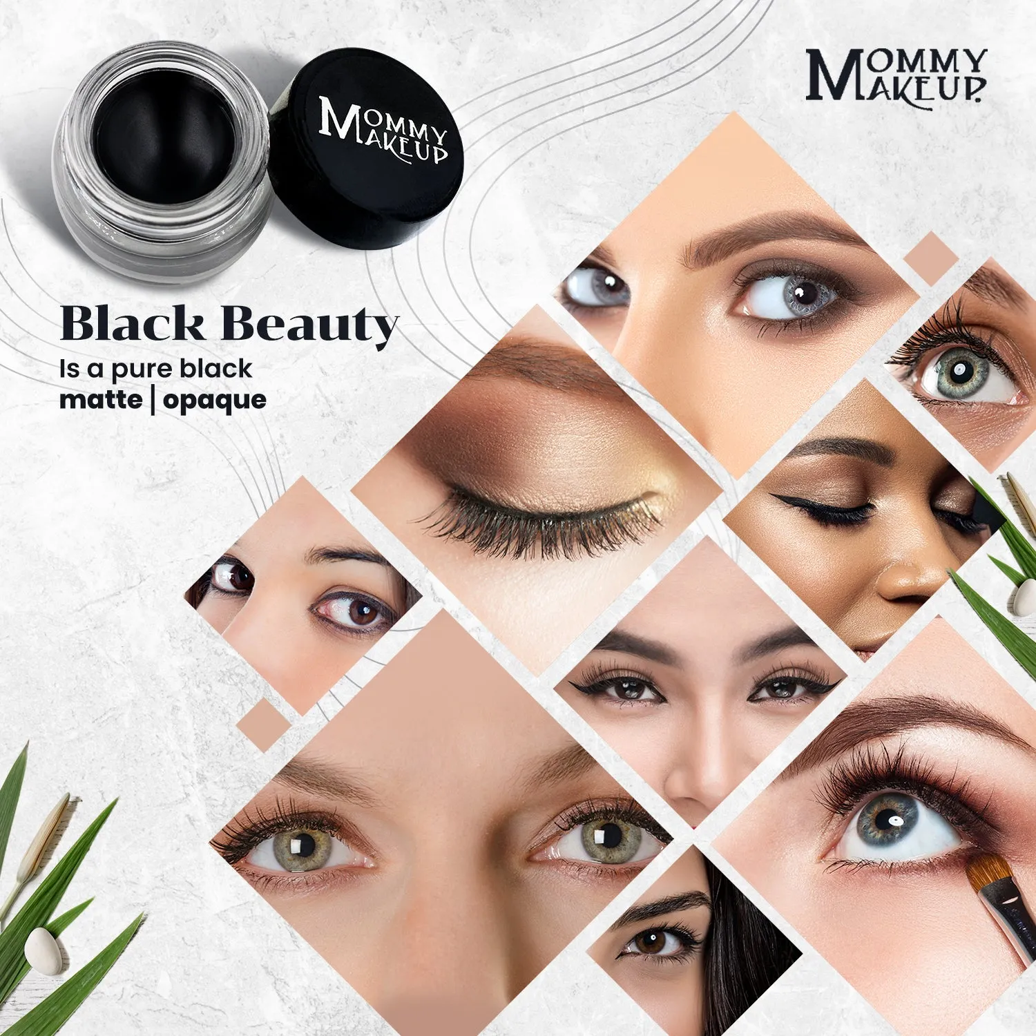 Stay Put Waterproof Gel Eyeliner w/ Micropigments - Black Beauty